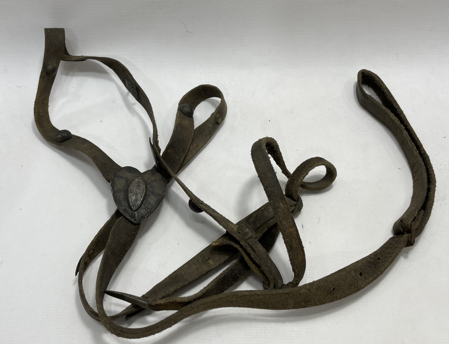 OSMANLI DÖNEMİ ÇERKES İŞİ GÜMÜŞ SAVATLI PARÇALARDAN OLUŞAN AT GEMİ