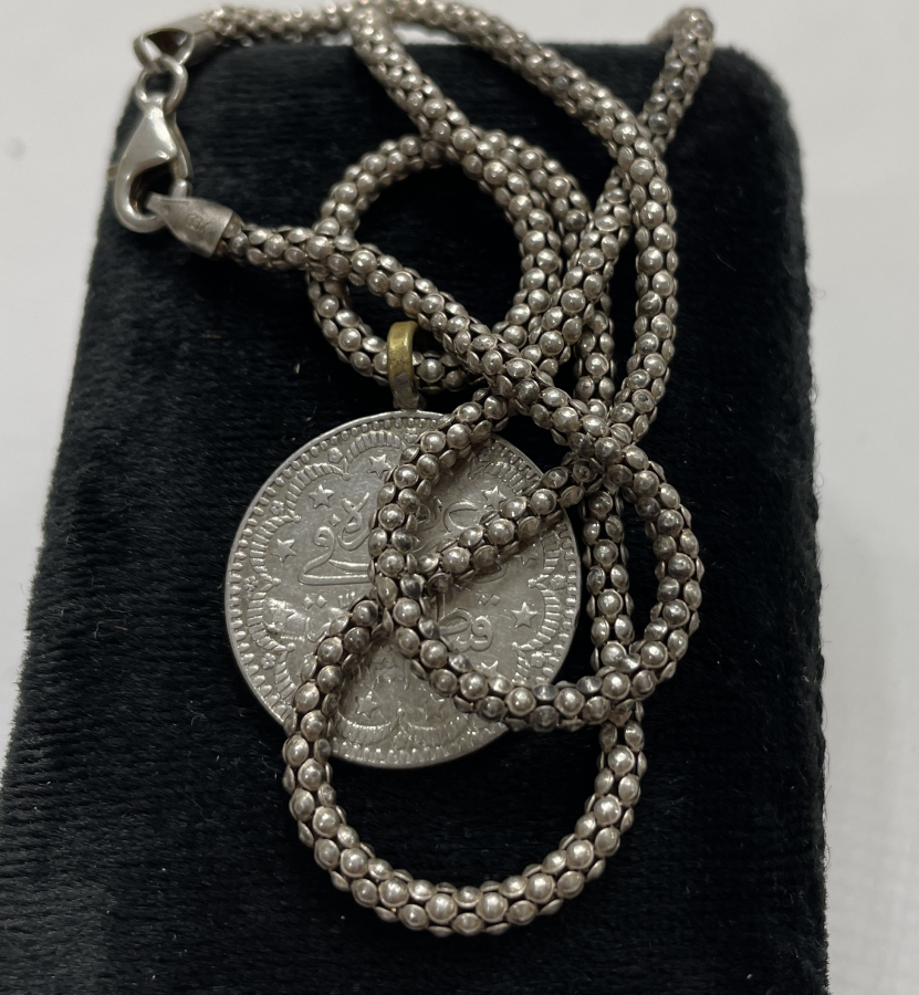 OSMANLI DÖNEMİ KOLYE FORMUNDA 5 KURUŞ