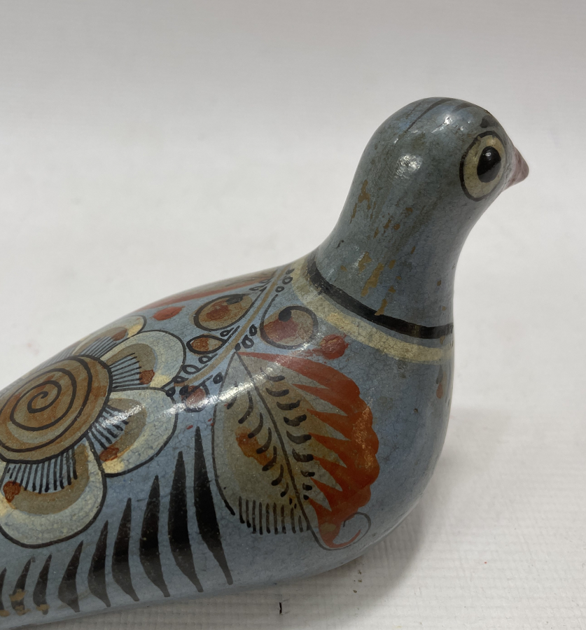 EL BOYAMA NADİR ANTIKA KUŞ FİGÜRÜ
