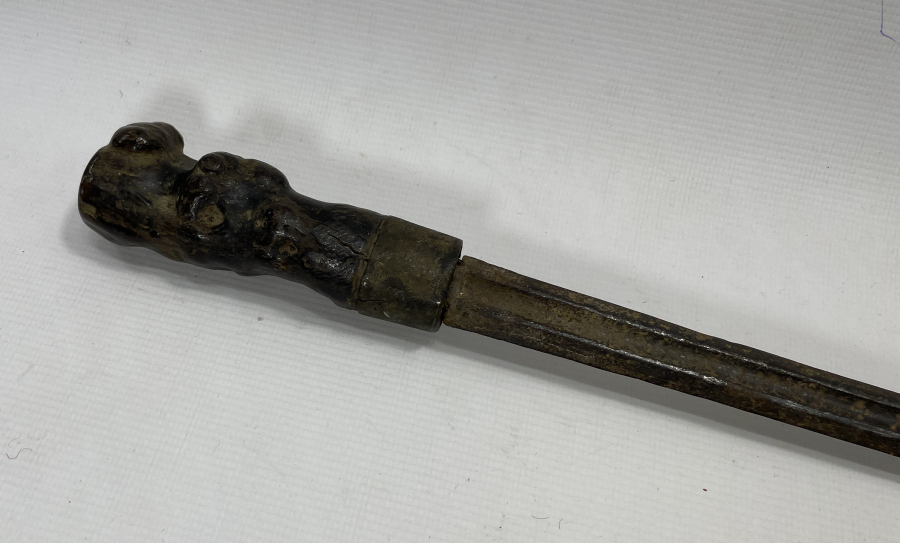 OSMANLI DÖNEMİ RUM İŞİ ÜZERİ YAZILI ÇİZME KAMASI