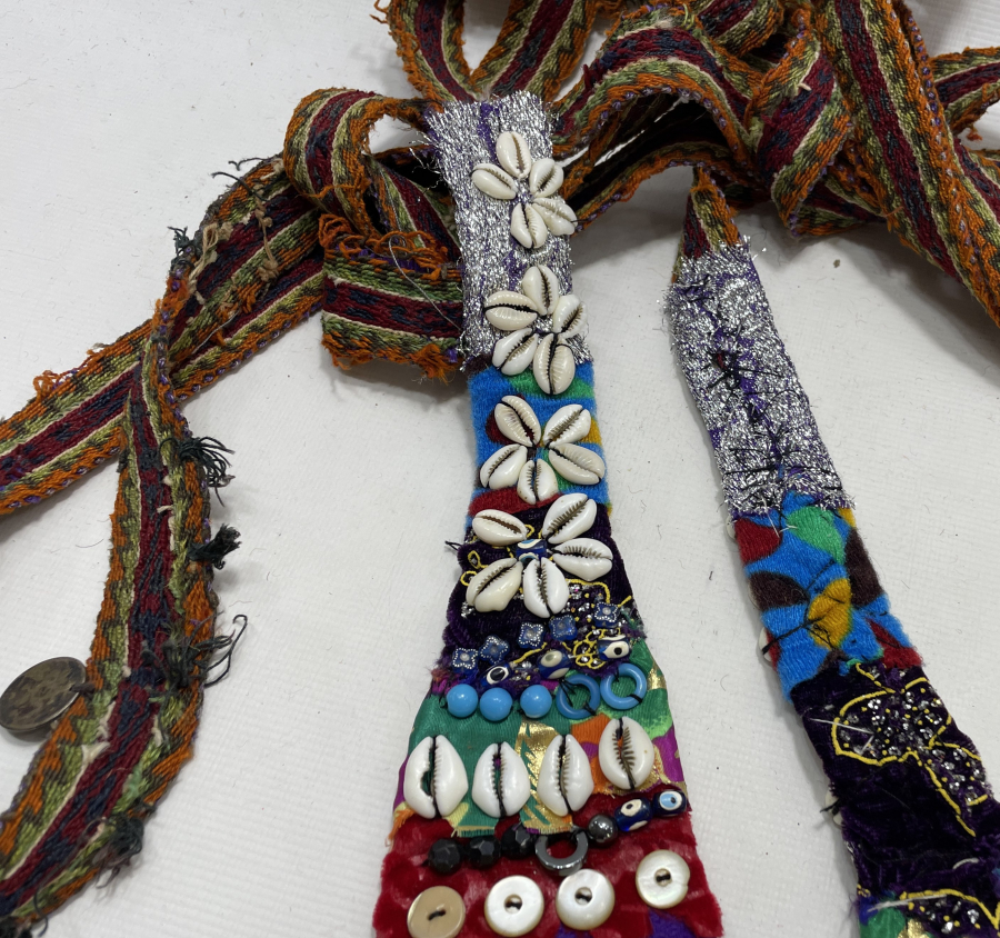 OSMANLI DÖNEMİ TAHTACI- TÜRKMEN İŞİ GELİN KOLANI - GELİN KUŞAĞI