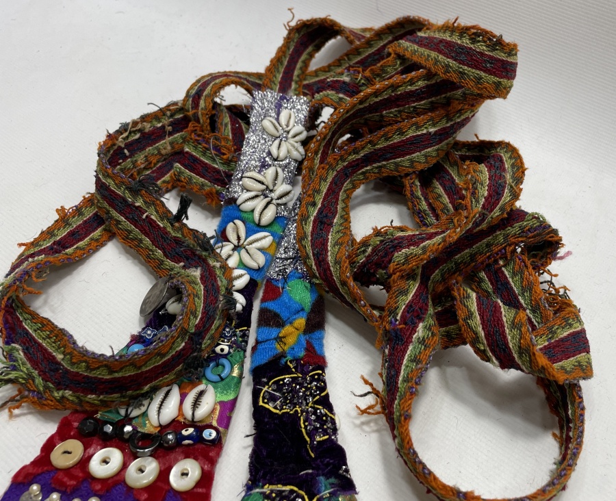 OSMANLI DÖNEMİ TAHTACI- TÜRKMEN İŞİ GELİN KOLANI - GELİN KUŞAĞI