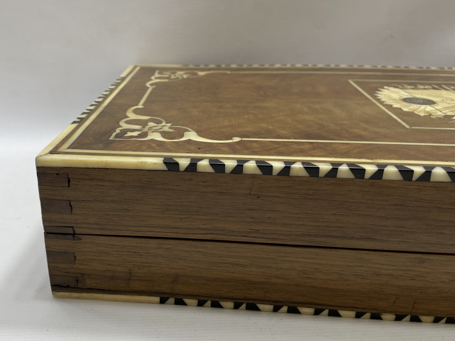 OSMANLI DÖNEMİ ÜZERİ DEVLET ARMALI ÇOK NADİR ESERİ İSTANBUL TAVLA 