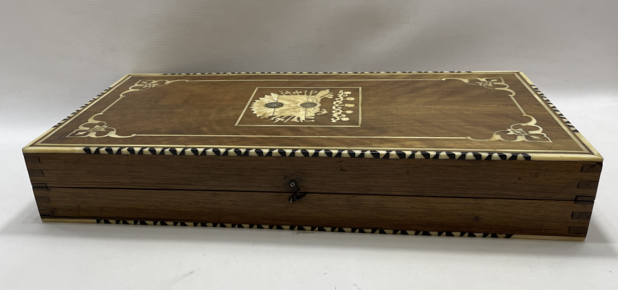 OSMANLI DÖNEMİ ÜZERİ DEVLET ARMALI ÇOK NADİR ESERİ İSTANBUL TAVLA 