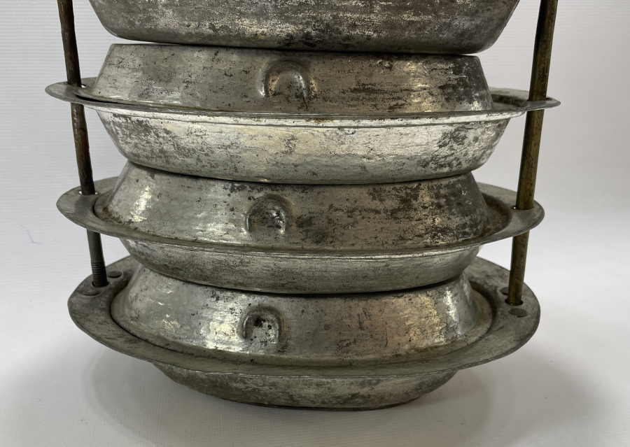 OSMANLI DÖNEMİ ÜZERİ HİLAL MOTİFLİ SEFER TASI