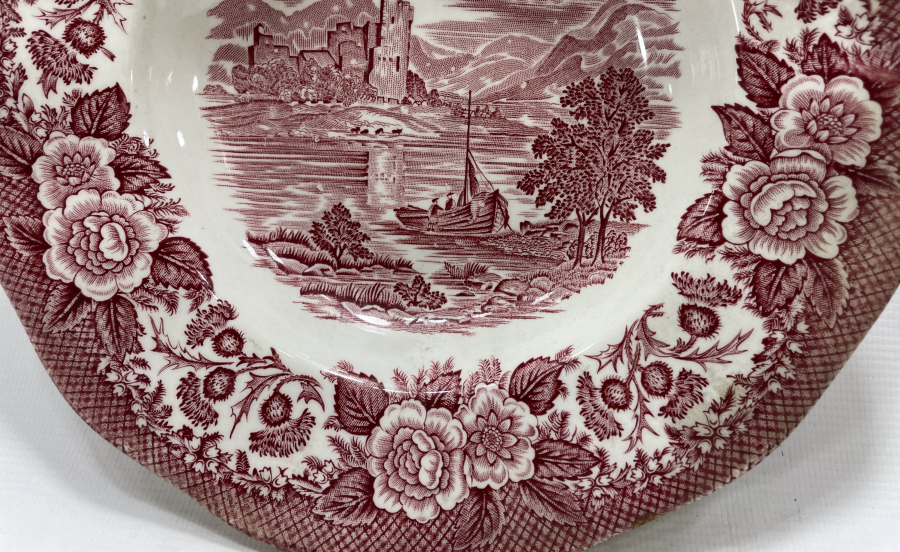 OSMANLI PAZARI İÇİN YAPILMIŞ PORSELEN TABAK