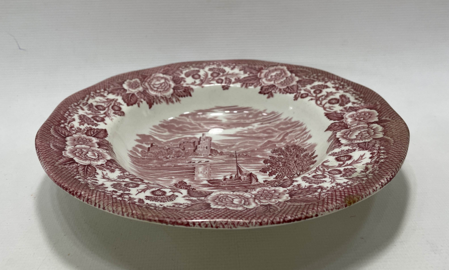 OSMANLI PAZARI İÇİN YAPILMIŞ PORSELEN TABAK