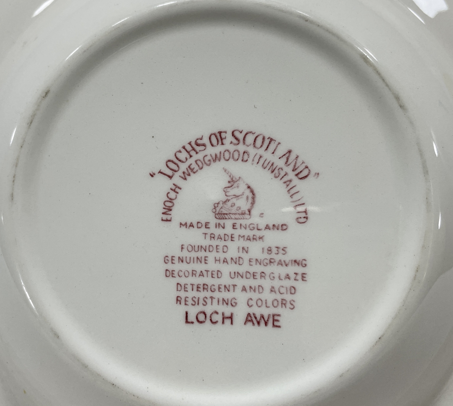 OSMANLI PAZARI İÇİN YAPILMIŞ PORSELEN TABAK