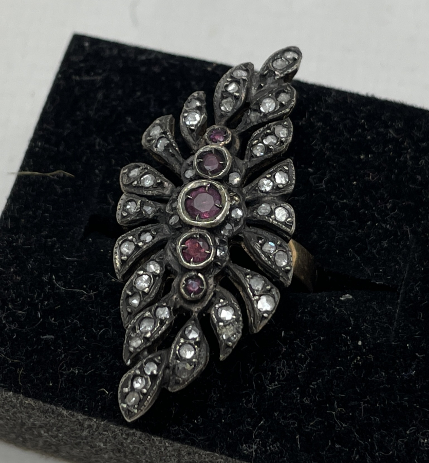 ÖZEL YAPIM ANTİKA ALTIN MEKİK YÜZÜK