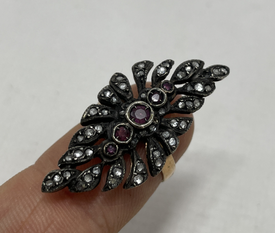 ÖZEL YAPIM ANTİKA ALTIN MEKİK YÜZÜK