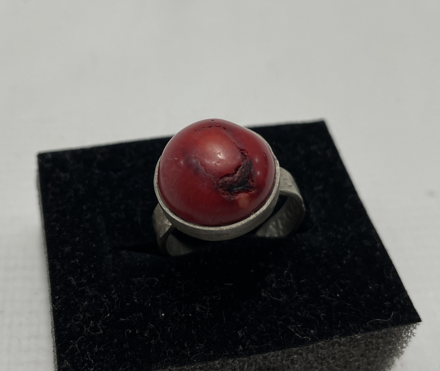 ÖZEL YAPIM MERCAN TAŞLI YÜZÜK