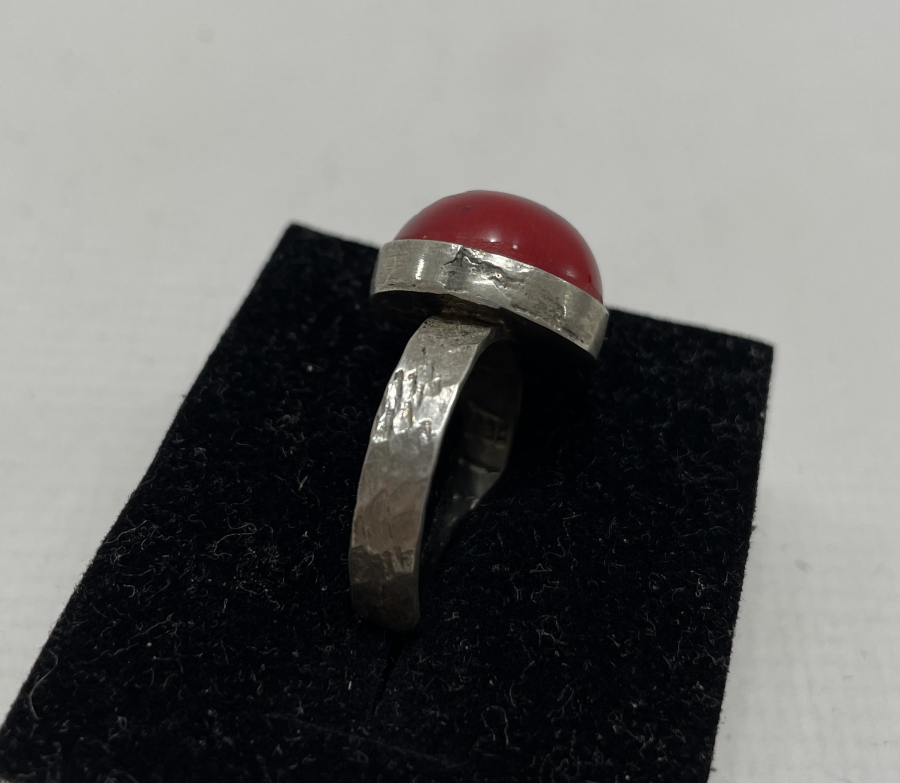 ÖZEL YAPIM MERCAN TAŞLI YÜZÜK