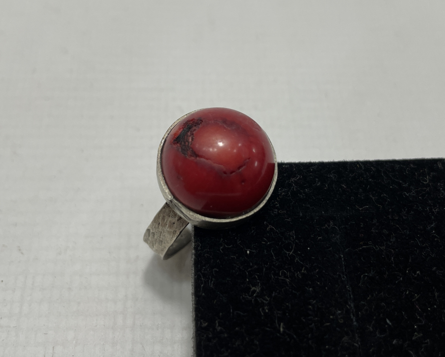 ÖZEL YAPIM MERCAN TAŞLI YÜZÜK