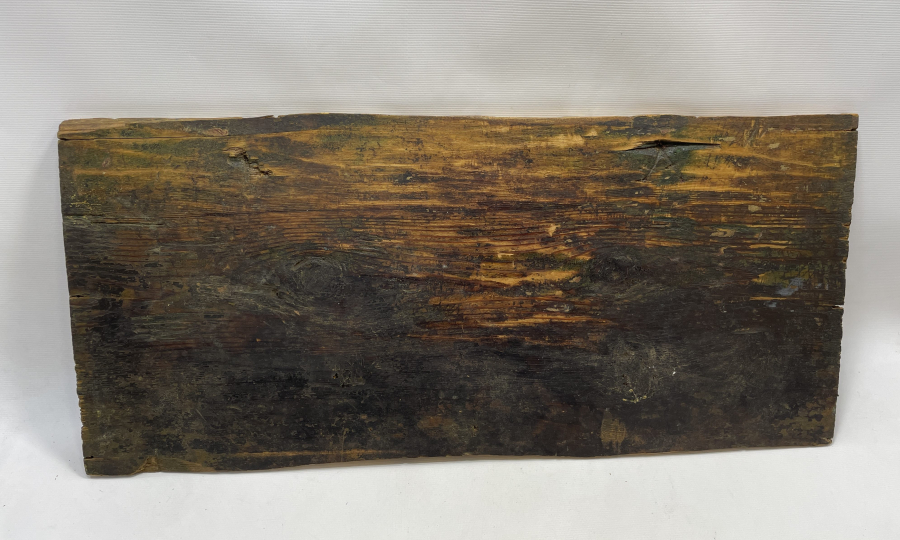 ÜZER EMYPNH (İZMİR) YAZILI OSMANLI DÖNEMİ ÇOK NADİR SANDIK PARÇASI