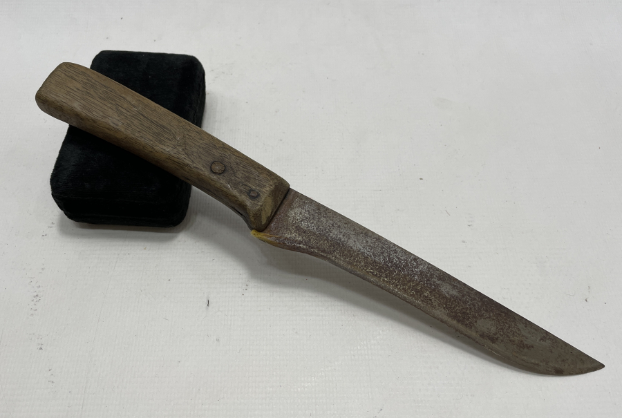 ÜZERİ OSMANLICA BURSA YAZILI KURBAN BIÇAĞI