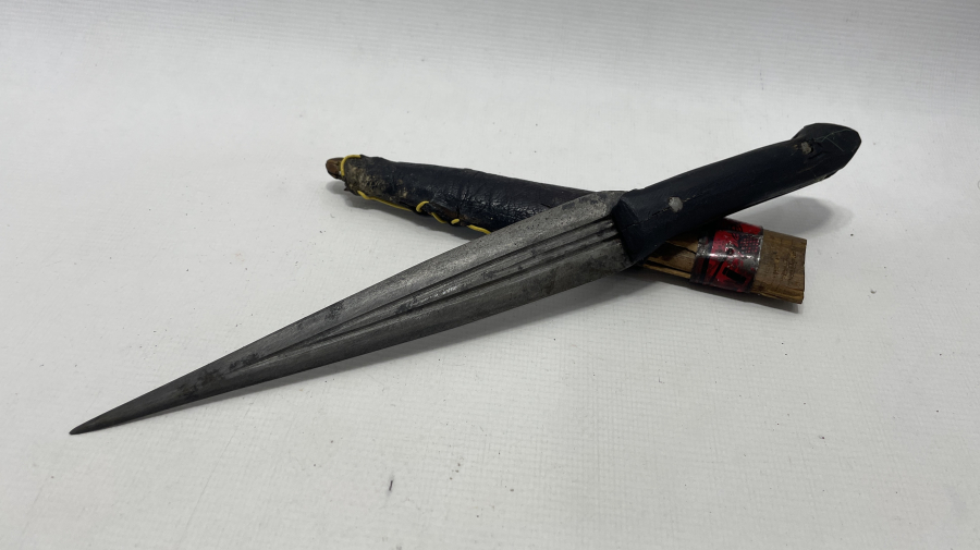 OSMANLI DÖNEMİ ORJİNAL KININDA ÇERKES KAMASI