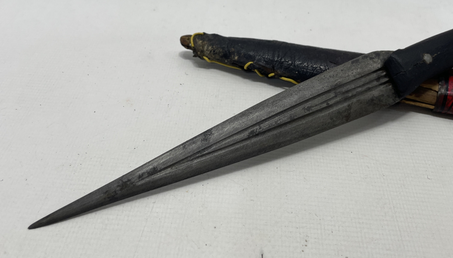 OSMANLI DÖNEMİ ORJİNAL KININDA ÇERKES KAMASI