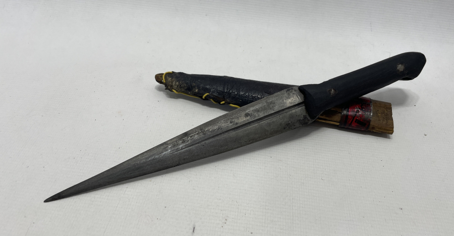 OSMANLI DÖNEMİ ORJİNAL KININDA ÇERKES KAMASI