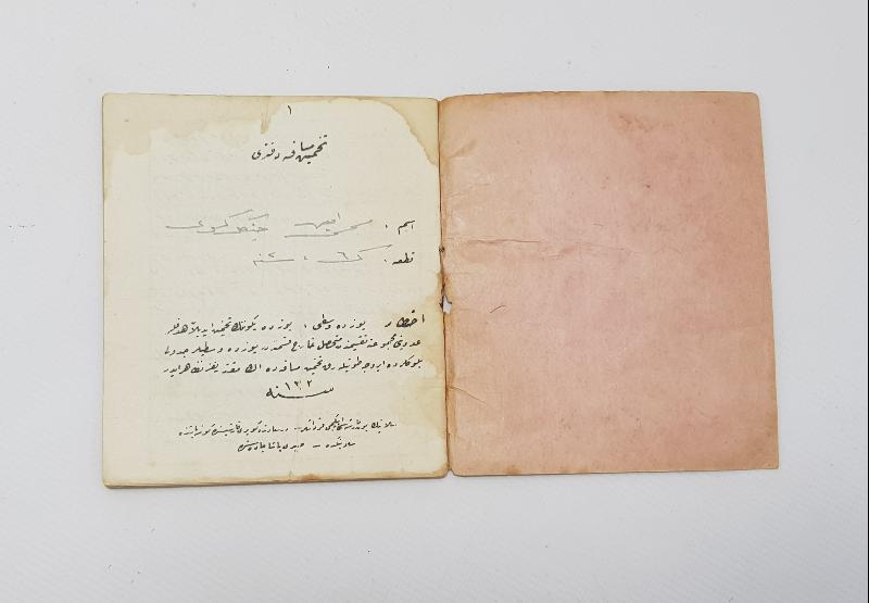 1. DÜNYA SAVAŞI OSMANLI ASKERİ TAHMİN MESAFE DEFTERİ 