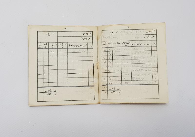 1. DÜNYA SAVAŞI OSMANLI ASKERİ TAHMİN MESAFE DEFTERİ 