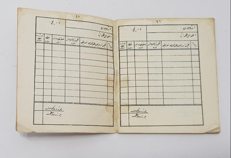 1. DÜNYA SAVAŞI OSMANLI ASKERİ TAHMİN MESAFE DEFTERİ 