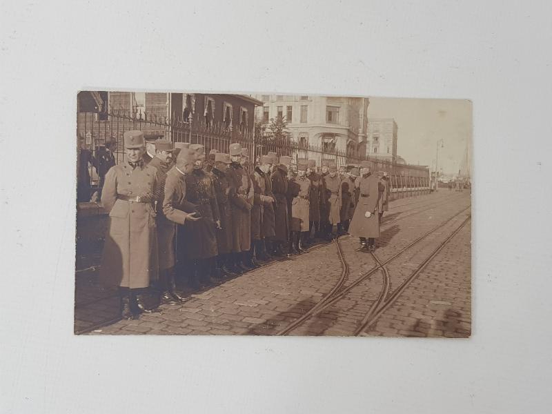 İŞGAL KUVVETLERİ İSTANBUL'DA TRAMVAY HATTINDA