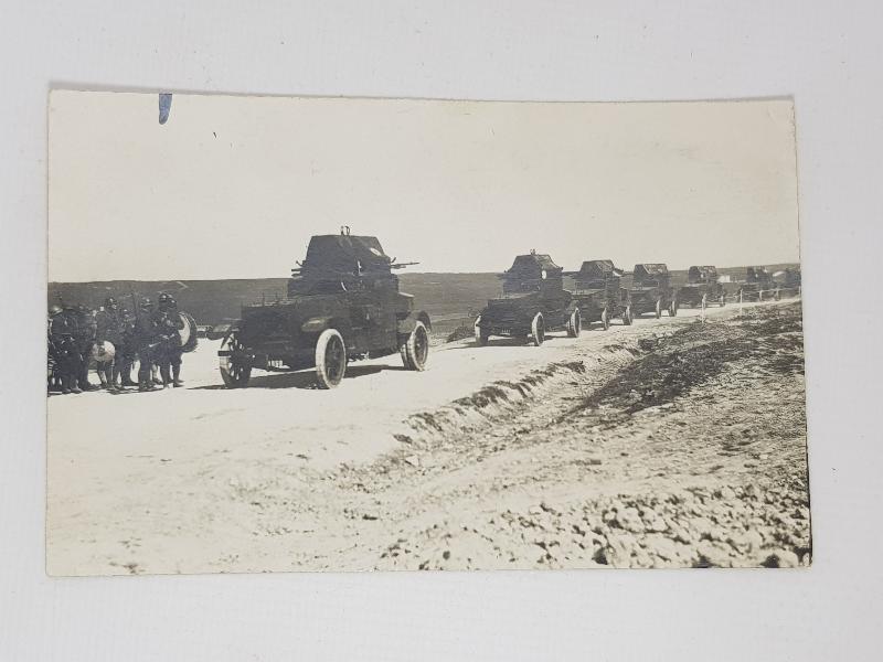 İSTANBUL'DA İŞGAL KUVVETLERİ ZIRHLI ARAÇLARIYLA BAKIRKÖY'E GİDERKEN