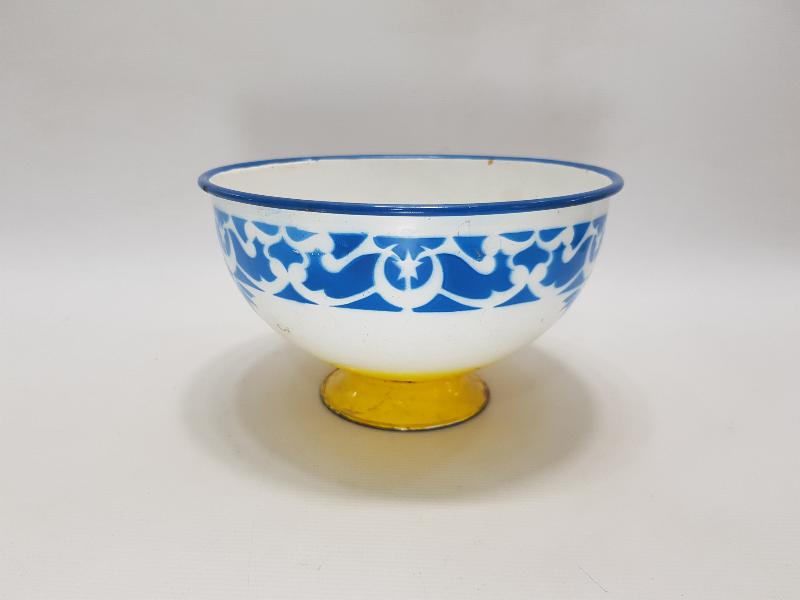 OSMANLI DÖNEMİ AY YILDIZLI EMAYE KASE