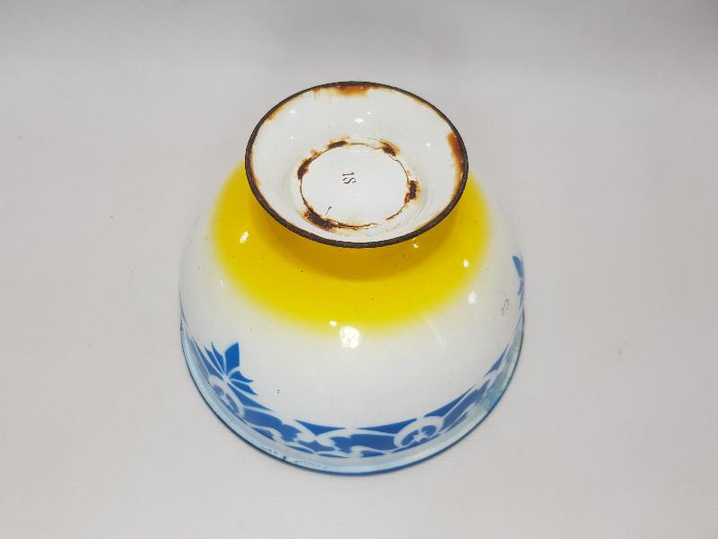 OSMANLI DÖNEMİ AY YILDIZLI EMAYE KASE