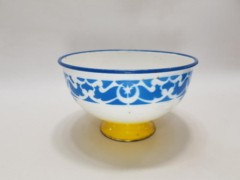 OSMANLI DÖNEMİ AY YILDIZLI EMAYE KASE