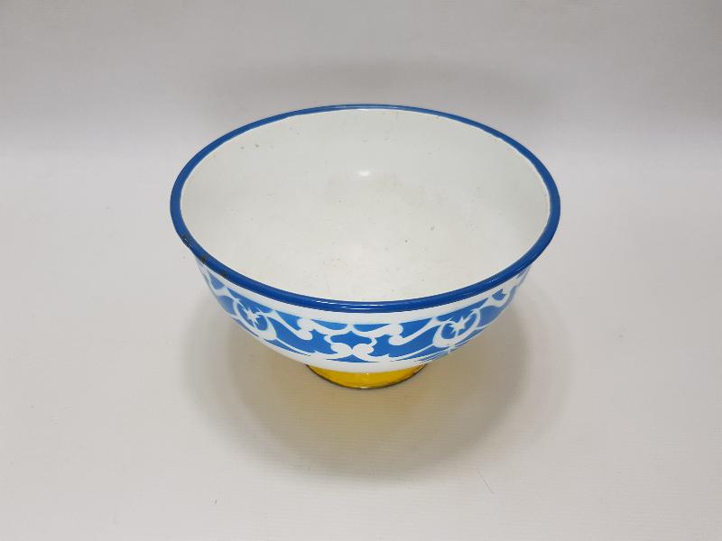 OSMANLI DÖNEMİ AY YILDIZLI EMAYE KASE