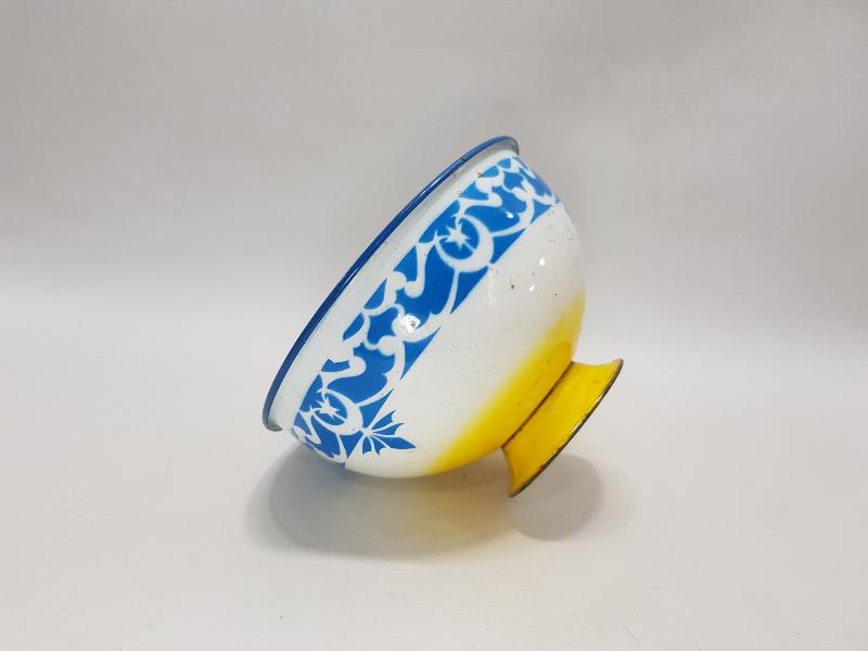 OSMANLI DÖNEMİ AY YILDIZLI EMAYE KASE