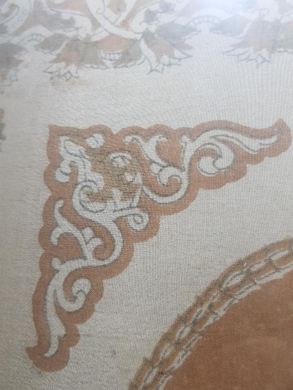 OSMANLI DÖNEMİ KABE VE MESCİDİ NEBEVİ RESİMLİ İPEK PANO