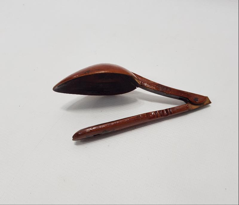 OSMANLICA SAHİBİ RÜSTEM ONBAŞI YAZILI ÇOK NADİR DÜDÜK KAŞIK 