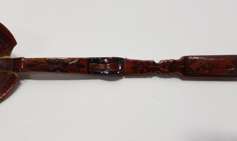 OSMANLICA SAHİBİ RÜSTEM ONBAŞI YAZILI ÇOK NADİR DÜDÜK KAŞIK 