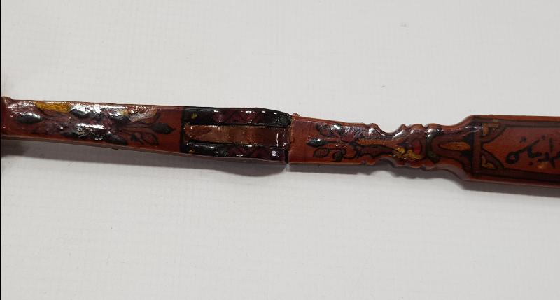 OSMANLICA SAHİBİ RÜSTEM ONBAŞI YAZILI ÇOK NADİR DÜDÜK KAŞIK 