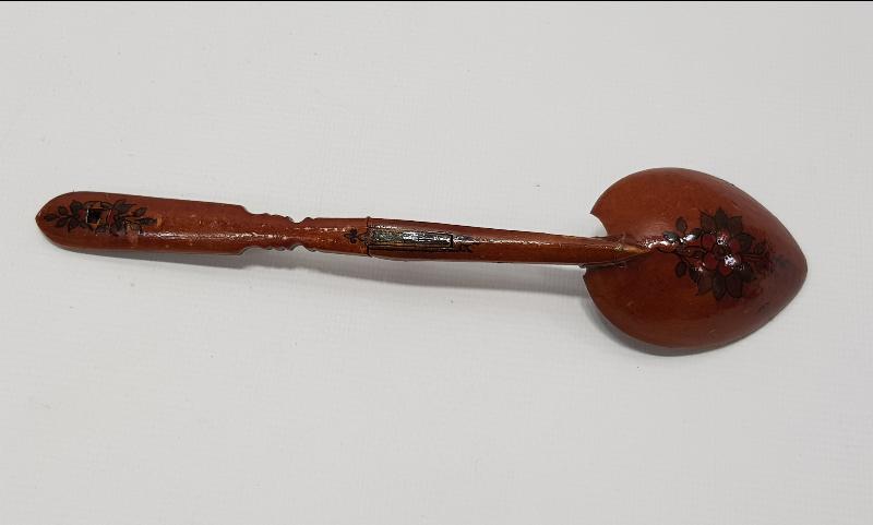 OSMANLICA SAHİBİ RÜSTEM ONBAŞI YAZILI ÇOK NADİR DÜDÜK KAŞIK 