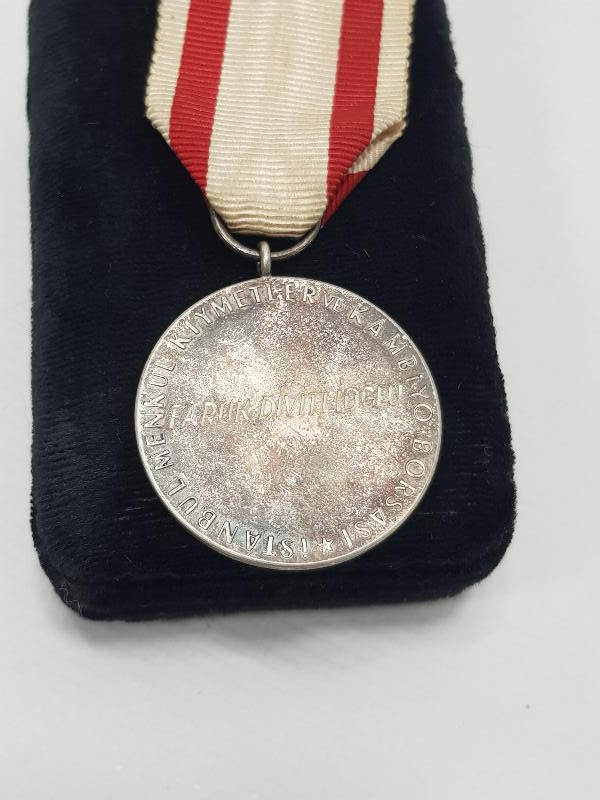 İSTANBUL MENKUL KIYMETLER BORSASI GÜMÜŞ MADALYON 