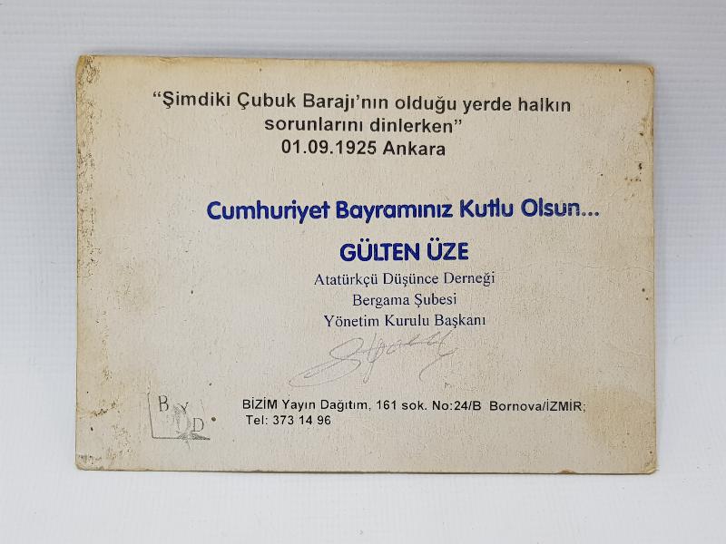 1980'LERDEN ATATÜRK KARTPOSTALI