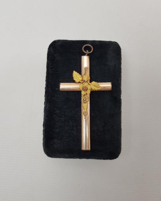 ANTİKA ALTIN KAPLAMA İSTAVROZ