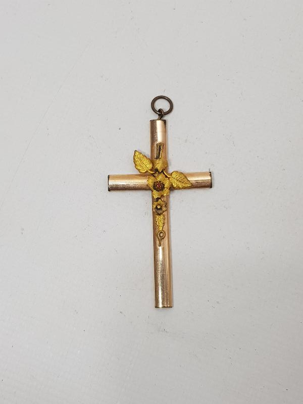 ANTİKA ALTIN KAPLAMA İSTAVROZ