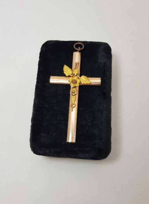 ANTİKA ALTIN KAPLAMA İSTAVROZ