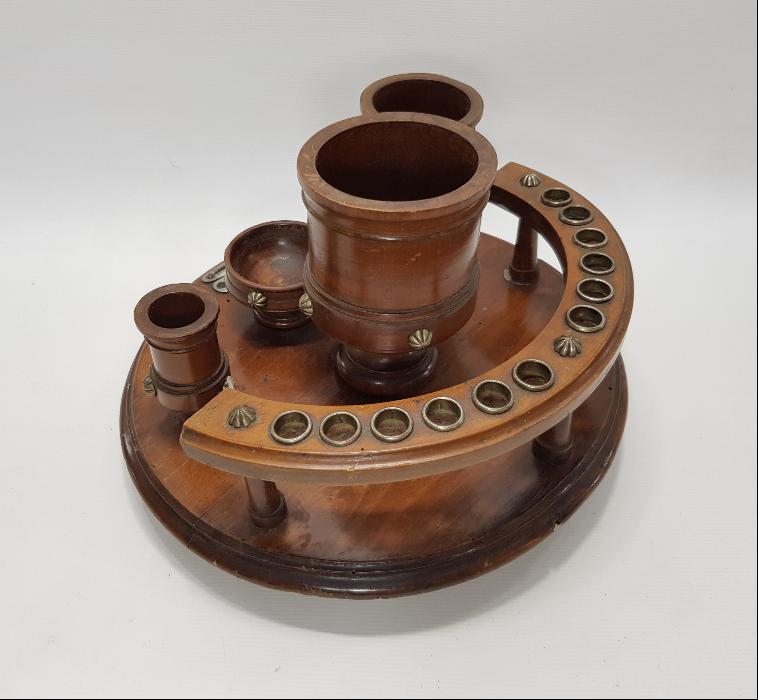 OSMANLI DÖNEMİ AHŞAP HOKKA TAKIMI