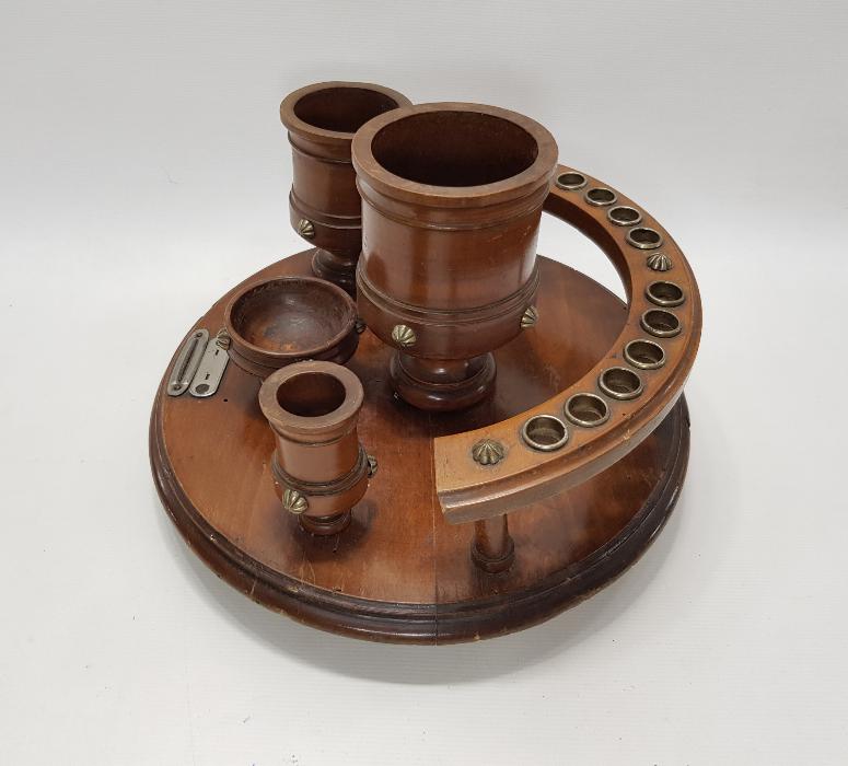 OSMANLI DÖNEMİ AHŞAP HOKKA TAKIMI