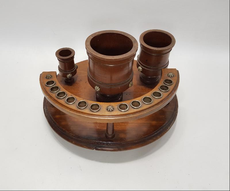 OSMANLI DÖNEMİ AHŞAP HOKKA TAKIMI