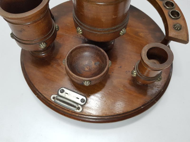 OSMANLI DÖNEMİ AHŞAP HOKKA TAKIMI