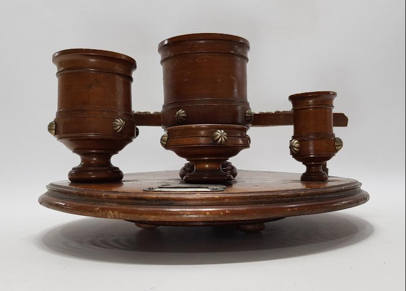 OSMANLI DÖNEMİ AHŞAP HOKKA TAKIMI