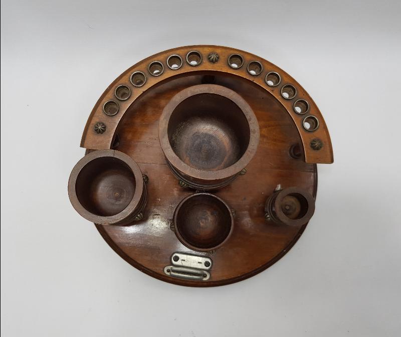 OSMANLI DÖNEMİ AHŞAP HOKKA TAKIMI