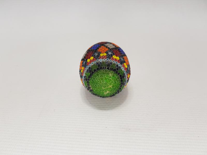 OSMANLI DÖNEMİ ETRAFI BONCUK İŞLEME PASKALYA YUMURTASI 