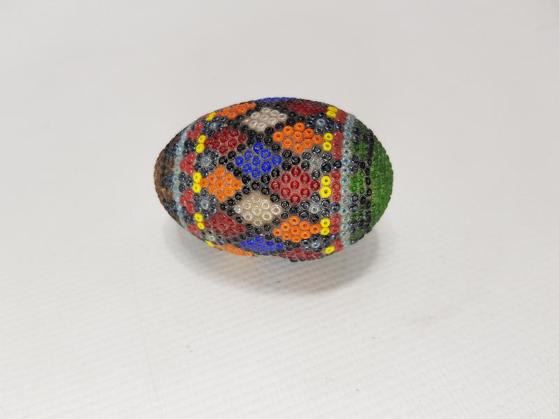 OSMANLI DÖNEMİ ETRAFI BONCUK İŞLEME PASKALYA YUMURTASI 